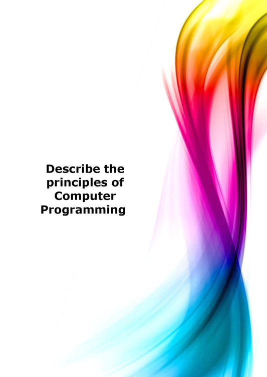 Describe the principles of Computer Programming