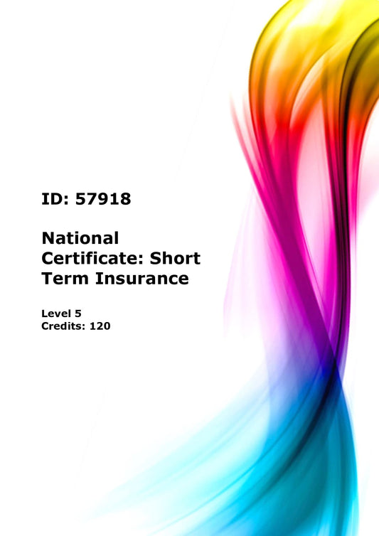 National Certificate: Short Term Insurance