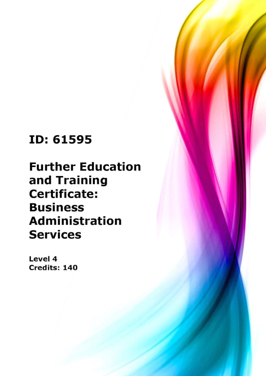Further Education and Training Certificate: Business Administration Services